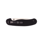 Нож складной Ontario Knife Company RAT I Folder Satin Serrated True Black (O8849) - изображение 3