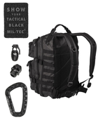 Рюкзак тактичний Sturm Mil-Tec US ASSAULT PACK LG TACTICAL Black 36 l (14002288) - изображение 2