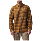 Сорочка тактична 5.11 Tactical Lester Long Sleeve Shirt Brown Duck Plaid 2XL (72532-174) - зображення 1