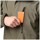 Куртка штормова 5.11 Tactical Force Rain Shell Jacket RANGER GREEN L (48362-186) - зображення 5