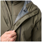 Куртка штормова 5.11 Tactical Force Rain Shell Jacket RANGER GREEN L (48362-186) - зображення 6