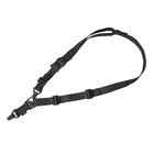 Ремінь тактичний одно/двоточковий з антабками Magpul MS3 Sling GEN2 Black (MAG514-BLK) - зображення 1