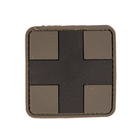 Нашивка на липучці Sturm Mil-Tec First Aid Patch PVC 3D Large Olive (16830201) - зображення 1