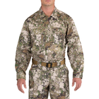 Рубашка тактическая 5.11 Tactical GEO7 Fast-Tac TDU Long Sleeve Shirt Terrain L (72465G7-865) - изображение 1