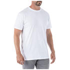 Футболка з коротким рукавом (3 шт. в комплекті) 5.11 Tactical Utili-T Crew - Three Pack White M (40016-010) - изображение 7