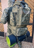Рюкзак тактический 40л 22W26ТТ универсальный Камуфляж Пиксель - изображение 1
