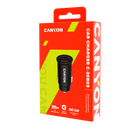 Автомобільний зарядний пристрій Canyon C-20-03 PD 30 W QC 3.0 18 W USB-C USB-A black (CNS-CCA20B03) - зображення 3