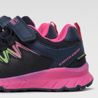 Buty sportowe dziecięce dla dziewczynki na rzepy Sprandi Earth Gear CP86-22753(IV)DZ 33 Niebieski z różowym (5904862539799) - obraz 2