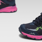 Buty sportowe dziecięce dla dziewczynki na rzepy Sprandi Earth Gear CP86-22753(IV)DZ 33 Niebieski z różowym (5904862539799) - obraz 4