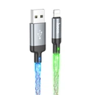 Кабель Hoco U112 USB to Lightning 1m серый