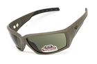 Защитные очки Venture Gear Tactical OverWatch Green (forest gray) Anti-Fog, черно-зеленые в зеленой оправе - изображение 3