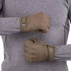 Тактичні рукавички із закритими пальцями Zelart Military Rangers 9878 XL Olive - зображення 4