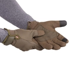 Рукавички тактичні із закритими пальцями Zelart Military Rangers 9878 L Olive - зображення 3