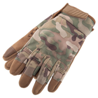 Рукавички тактичні із закритими пальцями Zelart Military Rangers 9878 L Camouflage Multicam - зображення 4