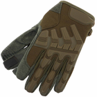 Тактичні рукавички із закритими пальцями Zelart Military Rangers 9875 M Olive - зображення 4