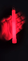 Хімічне джерело світла Lightstick 15 см аварійне світло ХДС червоний - зображення 1
