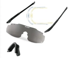 Балістичні окуляри ESS ICE NARO Smoke Gray Lens One Kit - зображення 1