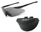 Балістичні окуляри ESS ICE One w/Smoke Gray Lens + Semi-Rigged Case - зображення 1