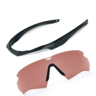 Баллистические очки ESS Crossbow Black Hi-Def Copper Lens One Kit - изображение 1