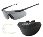 Балістичні окуляри ESS ICE NARO Smoke Gray Lens One Kit + Semi-Rigged Case - зображення 1