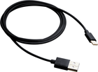 Kabel Canyon UC-1 USB - USB-C 5W 1m Czarny (CNE-USBC1B) - obraz 1