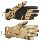 Тактичні сенсорні рукавички водовідштовхуючі мультикам Softshell 56663 - зображення 1