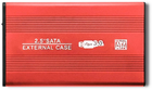 Kieszeń zewnętrzna Qoltec 51860 na 2,5'' HDD/SSD USB 3.0 Czerwona (5901878518602) - obraz 2