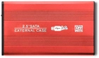 Kieszeń zewnętrzna Qoltec 51860 na 2,5'' HDD/SSD USB 3.0 Czerwona (5901878518602) - obraz 2