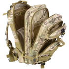Рюкзак тактический 25л мультикам штурмовой армейский / военный рюкзак - изображение 2