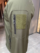 Куртка софтшел олива на флісі XL - изображение 5