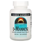 Натуральна добавка Source Naturals D-Mannose 500 мг Капсули