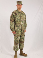 Комплект куртка+брюки огнестойкая армейская боевая форма US Army FR Мультикам M/L - изображение 1