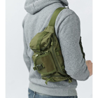 Тактическая военная сумка на плечо 5 л - изображение 4