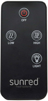 Інфрачервоний обігрівач Sunred ARTIX C-HB Heater, Artix Compact Bright Hanging, Power 1500 W Black (8718801857656) - зображення 3