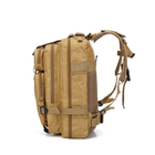 Рюкзак тактичний B02, 20л (43х24х22 см), Пісочний - зображення 4