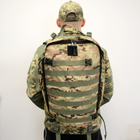 Тактичний рюкзак 40 л мультикам армійський хакі з кордури сумка для військових штурмовий рюкзак похідний ранець речовий ЗСУ - зображення 5