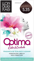 Farba kremowa bez utleniacza do włosów Llongueras Optima Permanent Hair Colour Ammonia Free 5.35 Chocolate Passion 125 ml (8432225052076) - obraz 1