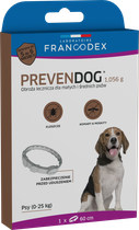 Obroża biobójcza Prevendog Francodex 60 cm dla małych i średnich psów do 25 kg 2 szt (3283021791943)