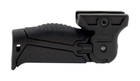 Передняя рукоятка DLG Tactical (DLG-048) складная на Picatinny (полимер) черная - изображение 3