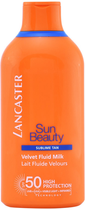 Mleczko przeciwsłoneczne Lancaster Sun Beauty Velvet Tanning Fluid Milk SPF50 400 ml Face And Body (3614223974429) - obraz 1