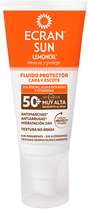 Сонцезахисний флюїд для обличчя та шиї Ecran Sun Lemonoil Face And Neck Fluid SPF50 50 мл (8411135483408)