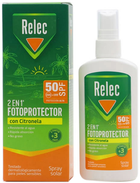 Сонцезахисний спрей Relec Photoprotector 2 In 1 Citronella Spray SPF50 100 мл (8470002095595) - зображення 1