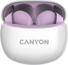 Бездротові навушники Canyon TWS-5 Purple (CNS-TWS5PU) - зображення 1