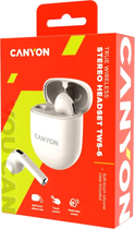 Słuchawki bezprzewodowe Canyon TWS-6 beżowe (CNS-TWS6BE) - obraz 6