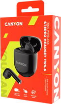 Słuchawki bezprzewodowe Canyon TWS-6 Czarne (CNS-TWS6B) - obraz 6