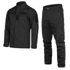 Костюм тактичний польовий зносостійкий дихаючий костюм для рибальства та полювання 64 Чорний (SK-N91264S) - зображення 1