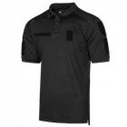 Поло футболка тактична польова повсякденна футболка для силових структур XXXL Чорний (SK-N1801XXXLS) - зображення 1