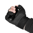 Рукавички тактичні польові універсальні рукавиці для мисливців та силових структур L Чорний (SK-N6605LS) - зображення 4