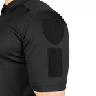 Поло футболка тактична польова повсякденна футболка для силових структур M Чорний (SK-N1801MS) - зображення 5