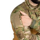Рубашка тактическая полевая износостойкая летне-весенняя рубашка KOMBAT XXXL Multicam/Койот (SK-N7072XXXLS) - изображение 7